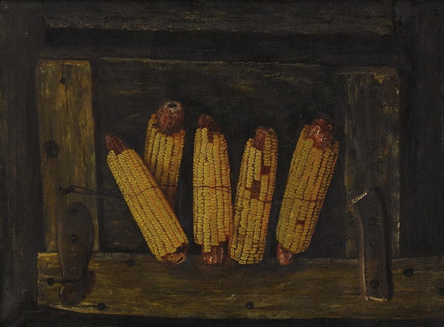 Alfred Montgomery - Hanging Ears of Corn