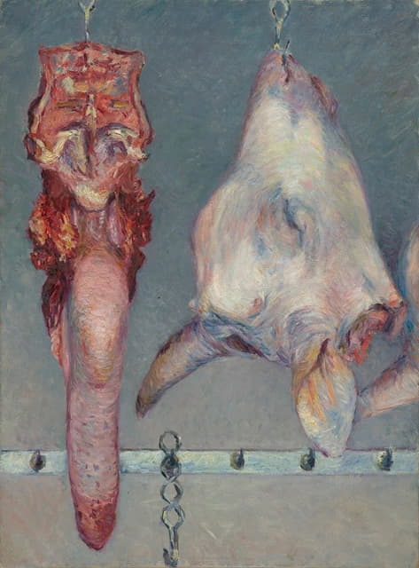 Gustave Caillebotte - Calf’s Head and Ox Tongue