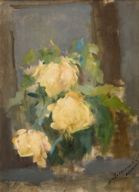 Olga Boznanska - Golden Roses
