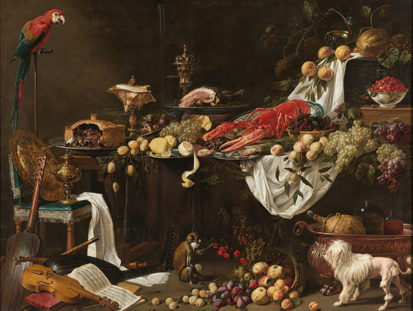 Adriaen van Utrecht - Banquet Still Life
