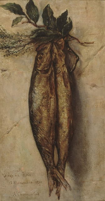 围攻巴黎期间用作食物的鲱鱼