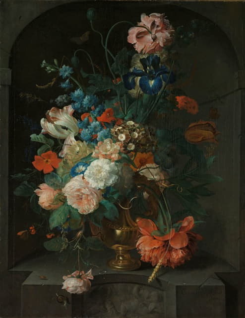Coenraet Roepel - Still Life with Flowers