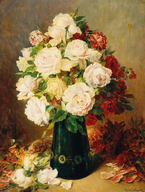 Ferdinand Wagner Jnr. - Rosen in Vase