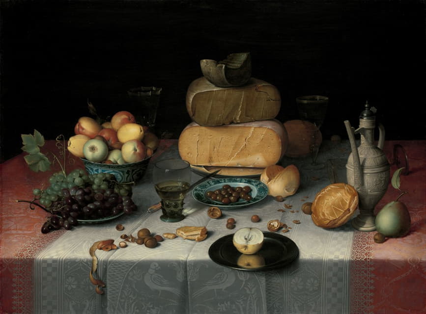 Floris Claesz. van Dijck - Still Life with Cheese