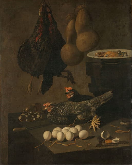 Giovanni Battista Recco - Still Life with Chickens and Eggs