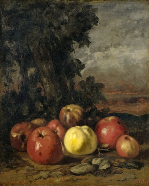 Gustave Courbet - Still Life with Apples