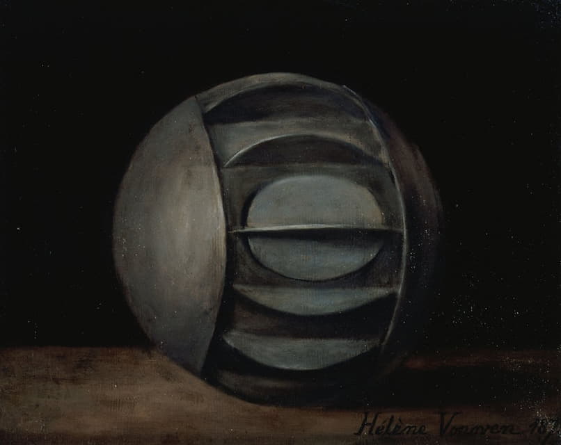 1870-1871年围攻期间使用的金属球体，用于水运急件