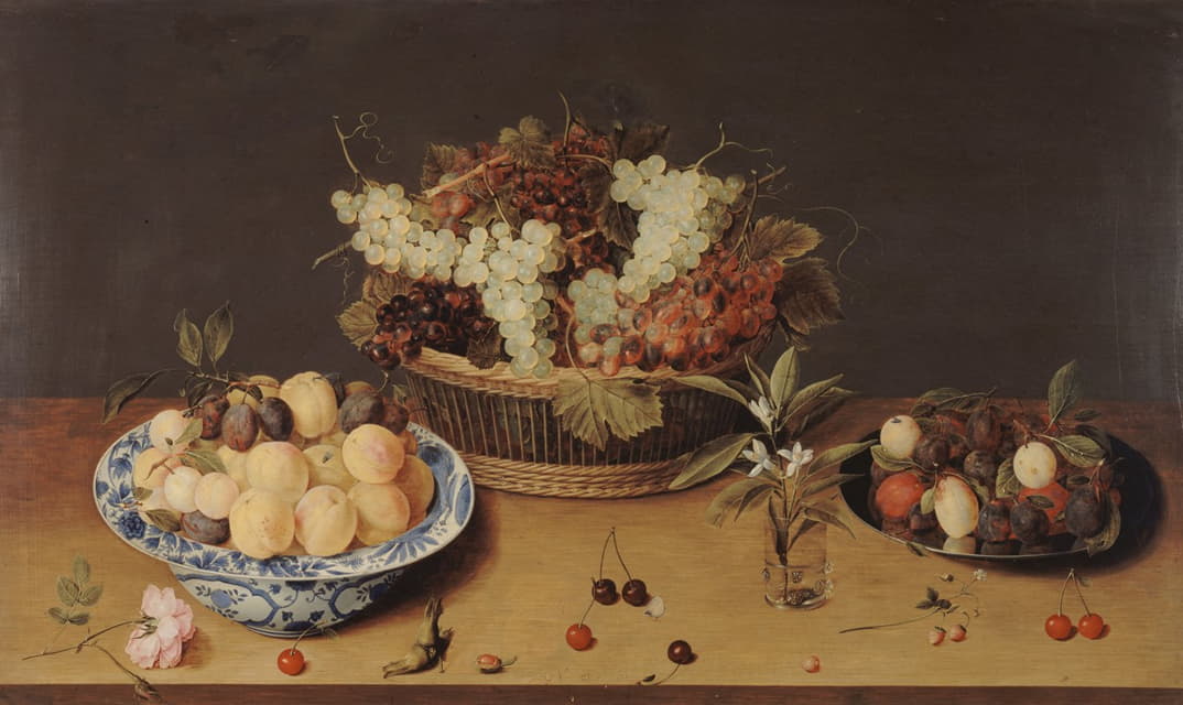 Isaac Soreau - Nature morte de fruits et de fleurs