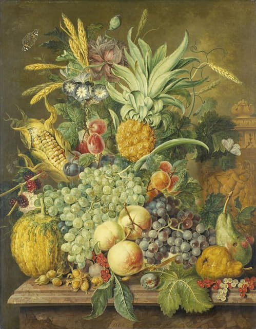 Jacobus Linthorst - Still Life with Fruit