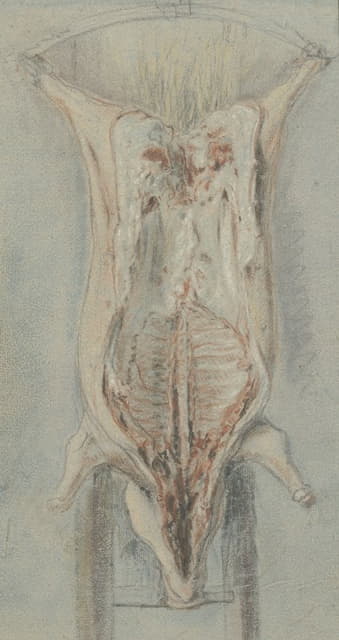 Jean-Baptiste-Siméon Chardin - Geslacht varken op een leer