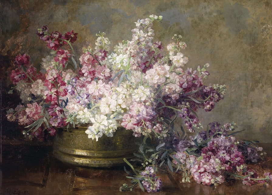 Marie Egner - Schale mit Blumen