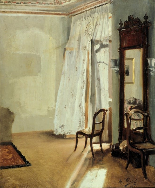 Adolph von Menzel - The Balcony Room