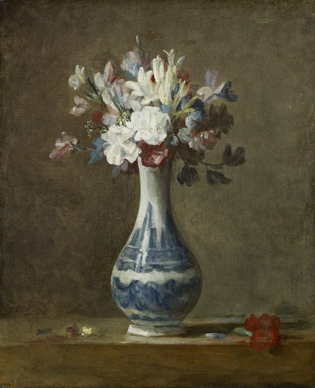 Jean-Baptiste-Siméon Chardin - A Vase of Flowers