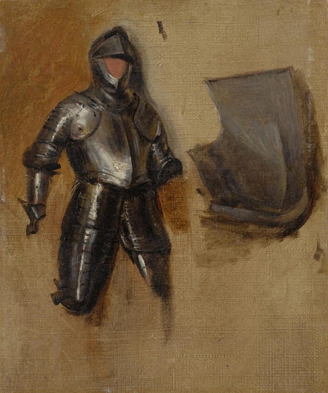 Richard Parkes Bonington - Study of a sixteenth-century half suit of armor