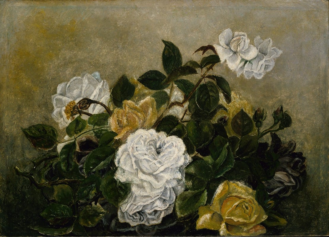 Anonymous - Roses–Fancy Still Life, Still Life with Roses