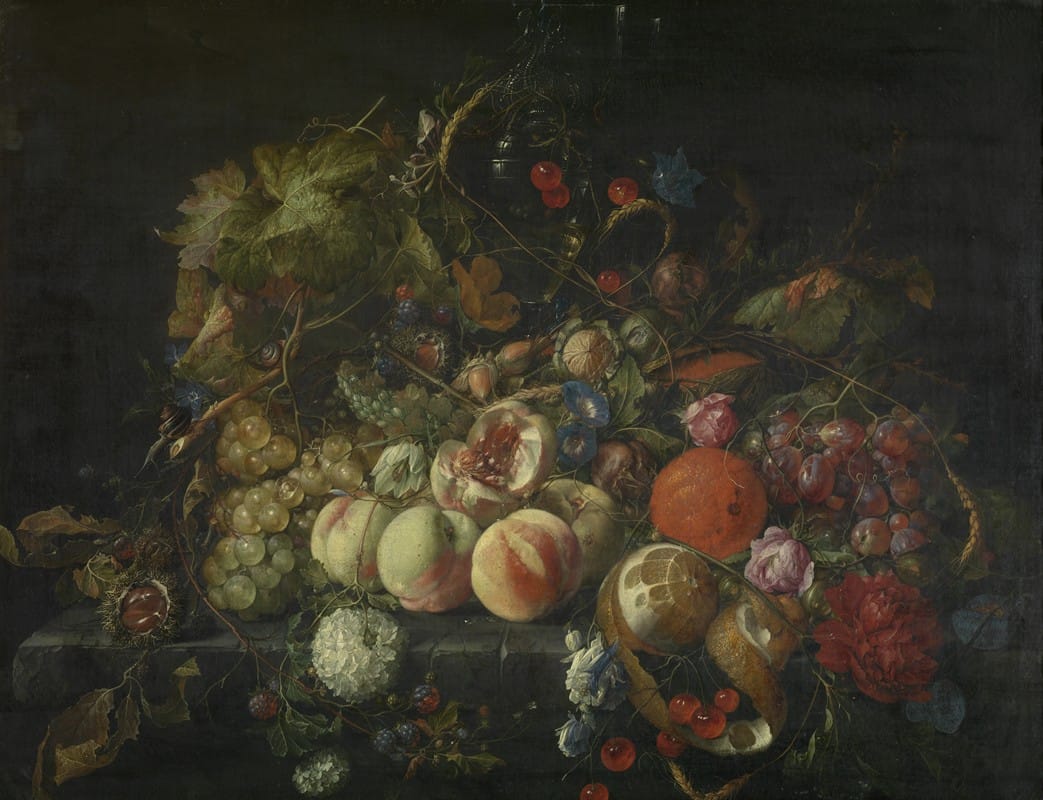 Cornelis de Heem - Still Life with Flowers and Fruit