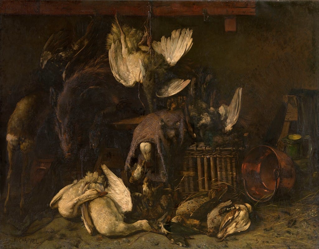 Edouard Chappel - Still Life with Dead Game
