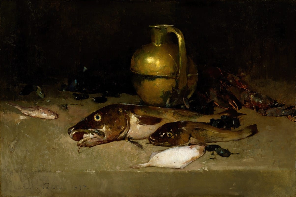 Emil Carlsen - Still Life with Fish