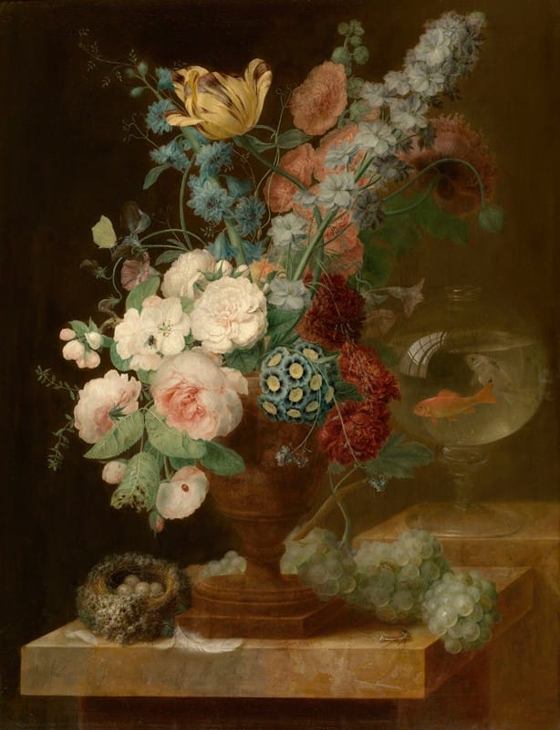 Georges Frédéric Ziesel - Bouquet of Flowers