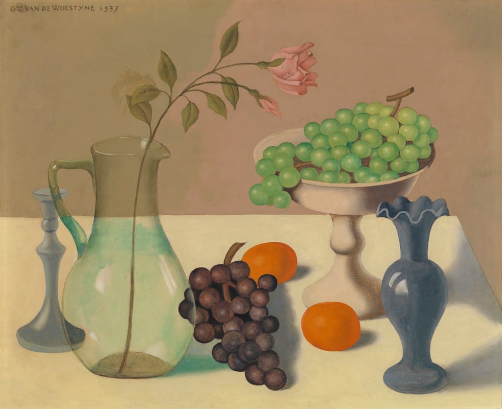 Gustave Van De Woestyne - Still Life with Grapes