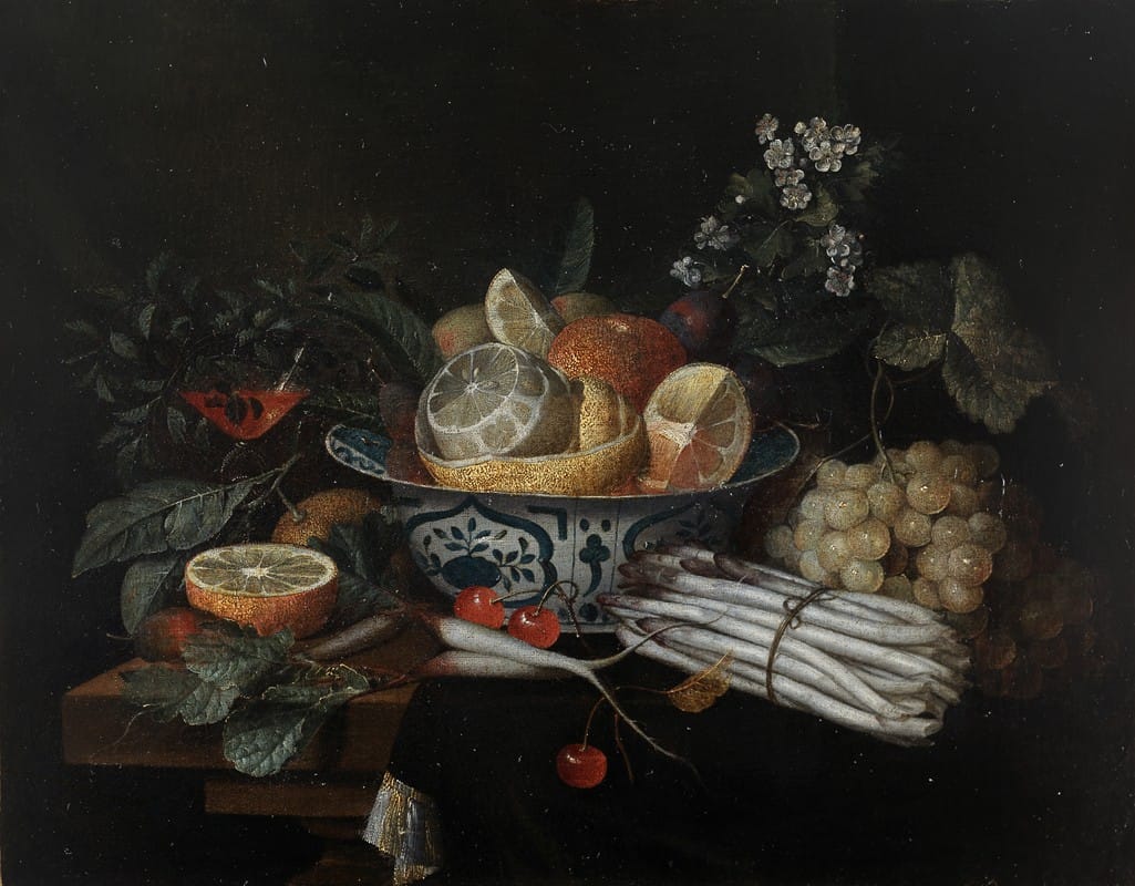 Jan Pauwel Gillemans the Elder - Still life with vegetables and fruits
