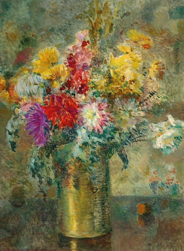 Albert Charles Lebourg - Bouquet de fleurs