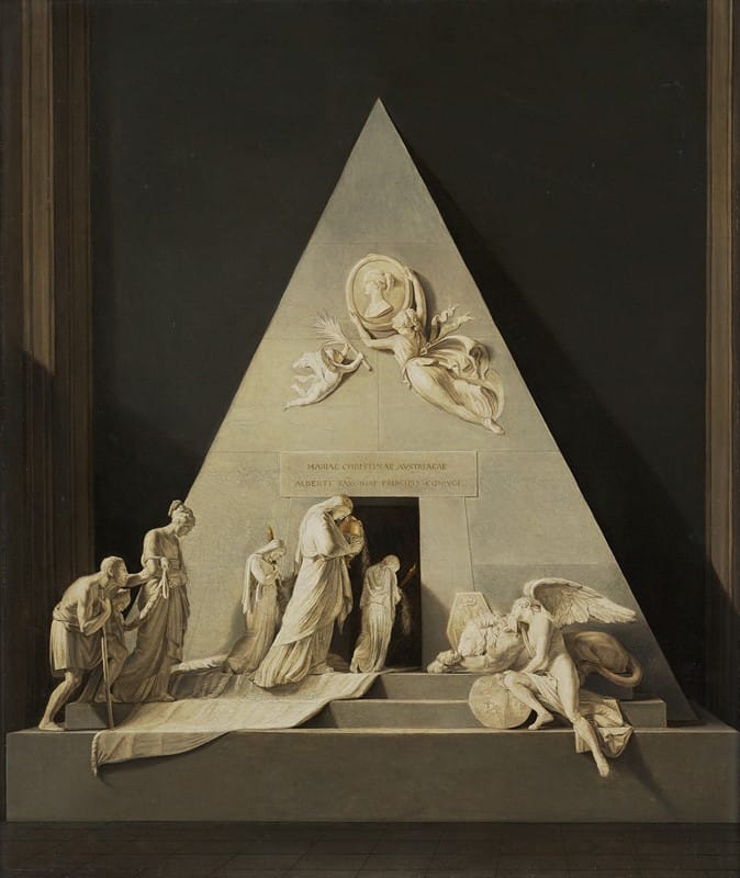 Charles Swagers - The Tomb of Maria Christina of Austria, by Antonio Canova