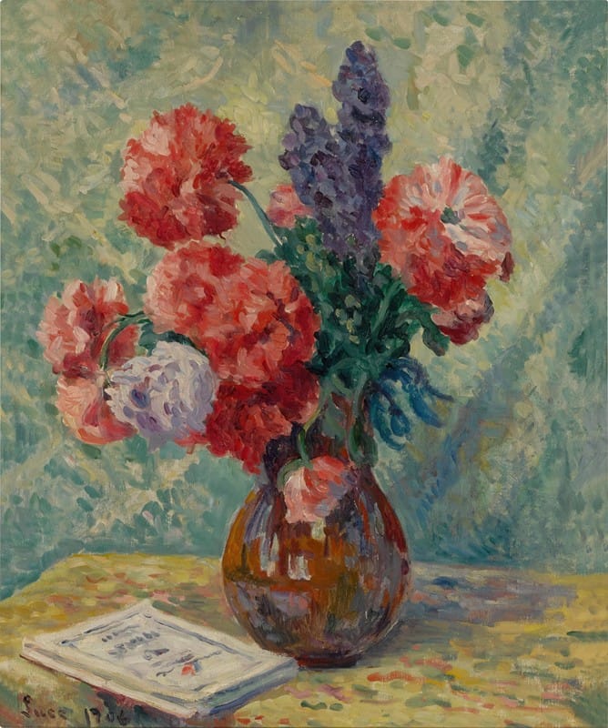 Maximiliem Luce - Vase de fleurs