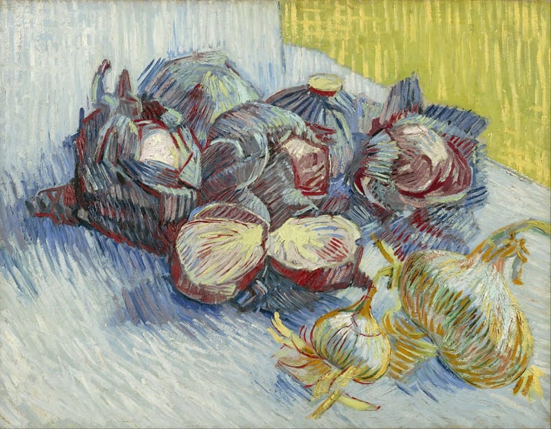 Vincent van Gogh - Red cabbages and onions