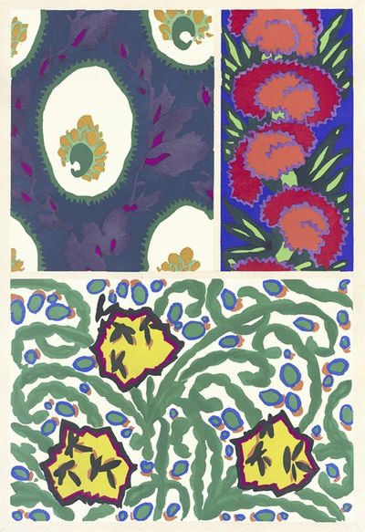 花卉；图纸和颜色新插图10