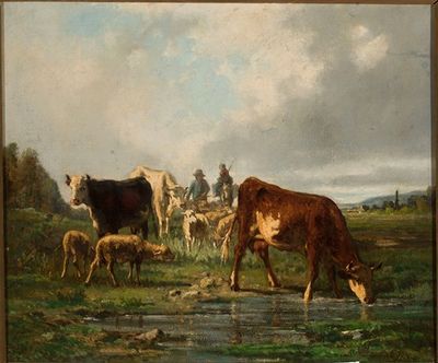 Cattle at the waterhole