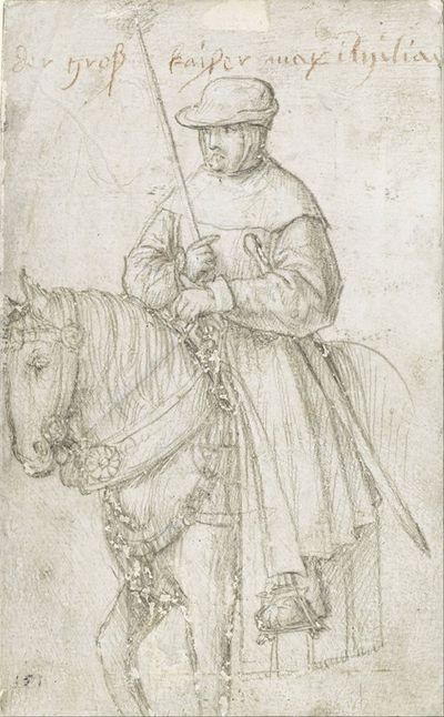 皇帝马克西米利安一世骑马旅行服