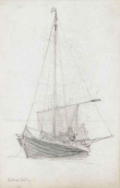 Ahlbeck的渔船
