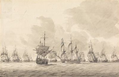 Dogger Bank战役，1781年8月5日