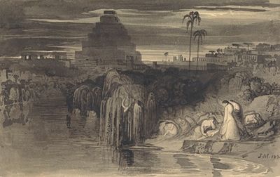 耶路撒冷的女儿们在巴比伦水边哭泣