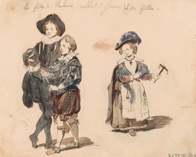 Albert、Nicolaas和Clara Serena，Peter Paul Rubens的孩子