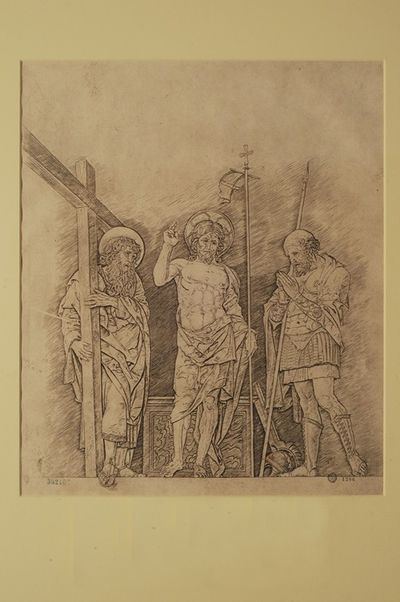 复活的耶稣，圣安德烈斯和圣朗吉诺
