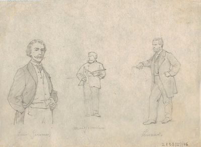 画家Jean-Léon Gérôme，Ernest Meissonier en Ludwig Knaus
