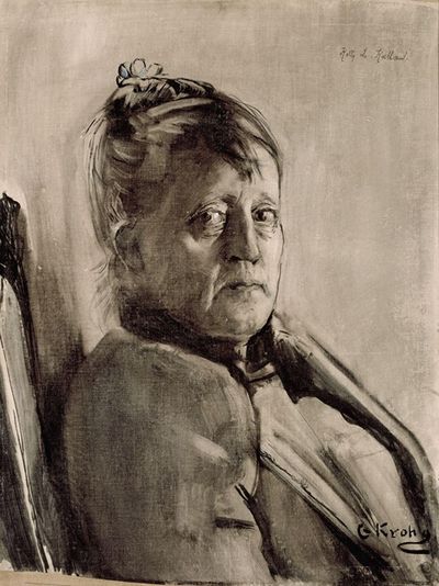 画家Kitty L.Kielland的肖像