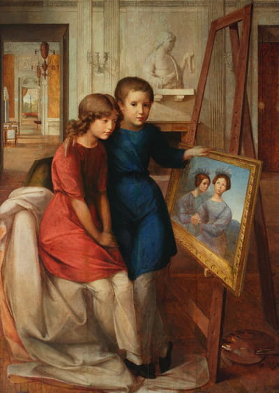 阿尔弗雷德·波托基和亚当·波托基的肖像