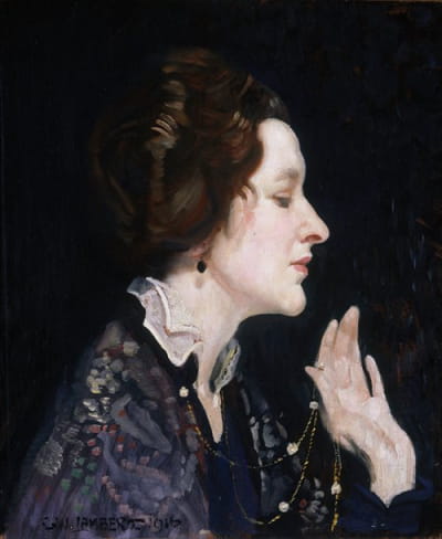 一位女士的肖像（Thea Proctor）