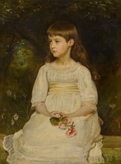 斯科特小姐的肖像，已故费城托马斯·亚历山大·斯科特的女儿
