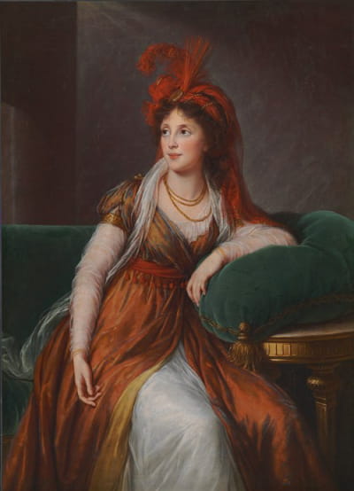 安娜·亚历山德罗芙娜·加利津公主肖像
