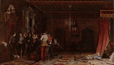 1588年盖斯公爵在布卢瓦城堡遇刺