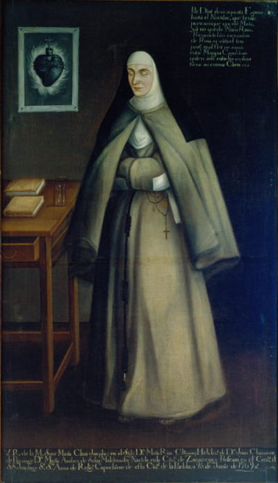玛丽亚·克拉拉·乔瑟法修女的肖像