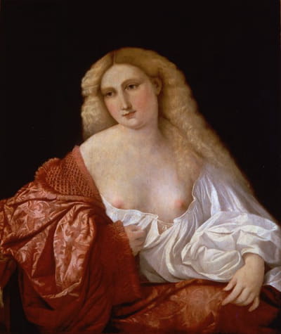 一个女人的肖像被称为宫廷的肖像
