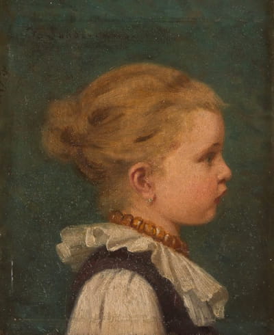 一个小女孩的肖像