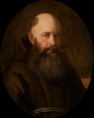 Capuchin Beniamin Szymaáski的肖像