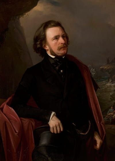 旅行者Teodor Teutold Tripplin医生的肖像