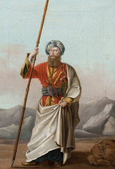 绰号“埃米尔”的瓦瓦夫·热武斯基的肖像